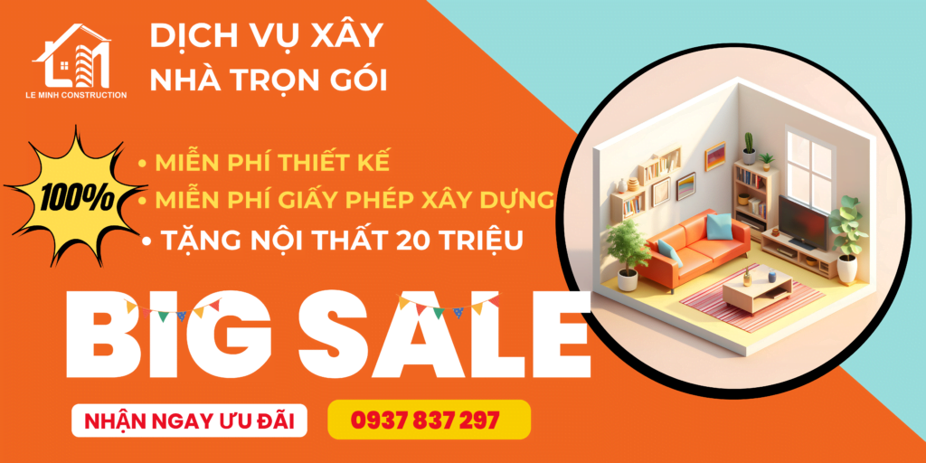 Khuyến mãi dịch vụ xây nhà trọn gói