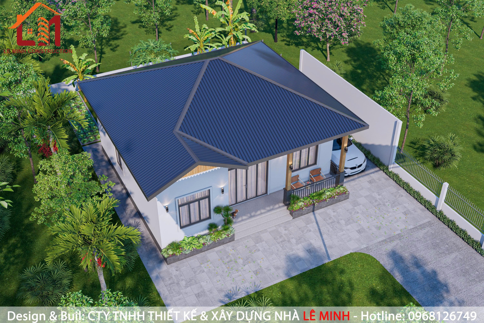 Nhà vườn cấp 4 hiện đại – Cẩm Mỹ, Đồng Nai