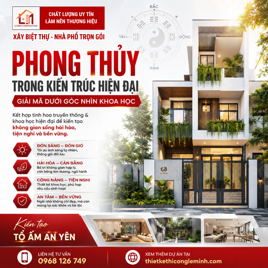 Phong Thủy Trong Kiến Trúc Hiện Đại